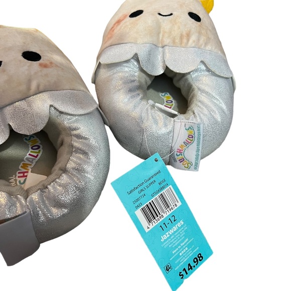 NWT Squishmallows Burrito Slippers Size 11/12 - Picture 3 of 4